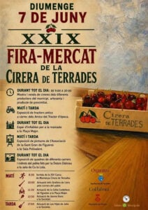 Fira Mercat de la Cirera a Terrades cartell