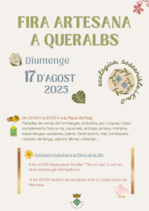 Fira artesana de queralbs cartell 2025 min