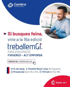 Fira d’ocupació treballemgi cartell maig 2025
