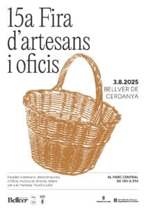 Fira d'artesants i oficis a bellver de cerdanya cartell 2025 min