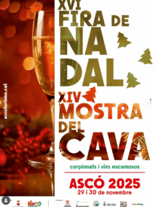 Fira de Nadal i la XIV Mostra del Cava cartell 2025 min