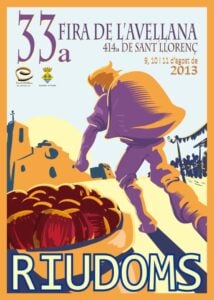 Fira de sant llorenç, fira de l’avellana a riudoms cartell 2016 min