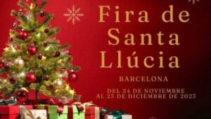 Fira de Santa Llúcia a Barcelona