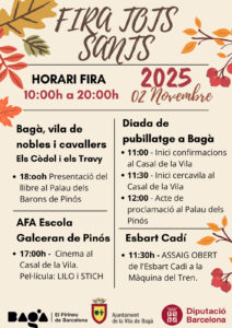 Fira de tots sants a bagà cartell 2025