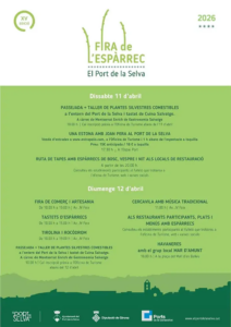 Fira de l'Espàrrec a El Port de la Selva cartell