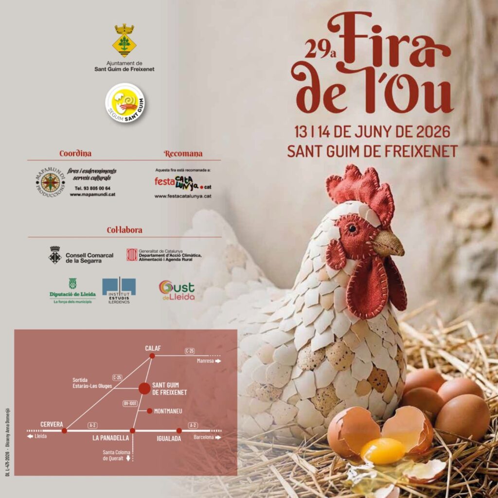 Cartell de Fira de l’Ou a Sant Guim de Freixenet