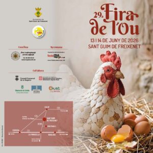 Fira de l'Ou a Sant Guim de Freixenet cartell