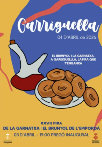Fira de la Garnatxa i el Brunyol a Garriguella cartell