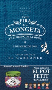 Fira de la Mongeta a Sant Llorenç de la Muga cartell