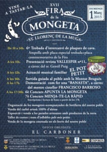 Fira de la Mongeta a Sant Llorenç de la Muga foto cartell