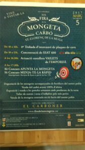 Fira de la Mongeta a Sant Llorenç de la Muga foto cartell