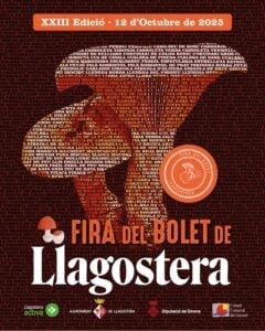 Fira del bolet a llagostera cartell 2025 min