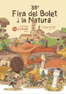 Fira del bolet i la natura a vilassar de dalt cartell 2025
