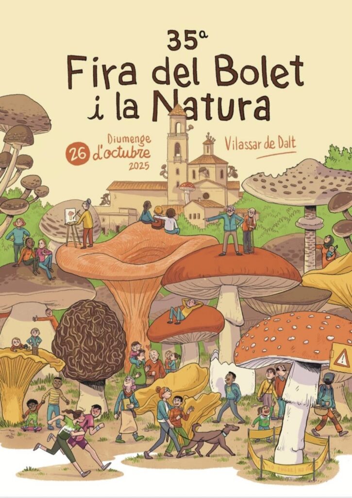 Cartell de Fira del Bolet i la Natura a Vilassar de Dalt