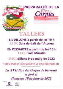 Fira del Corpus a Borrassà Fira del Corpus a Borrassà