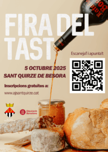 Fira del tast a sant quirze de besora cartell 2025 min
