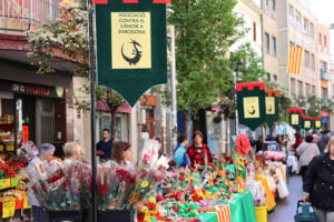 Fira del llibre i de les flors a Manlleu