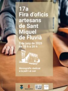 Fira d´Oficis Artesans a Sant Miquel de Fluvià cartell