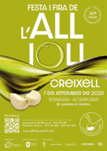 Fira i festa de l´allioli a creixell cartell 2025