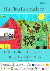 Fira ramadera de bellver de cerdanya cartell 2025