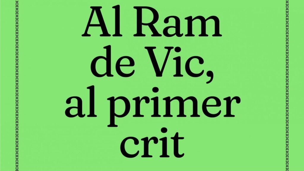 Mercat del Ram a Vic