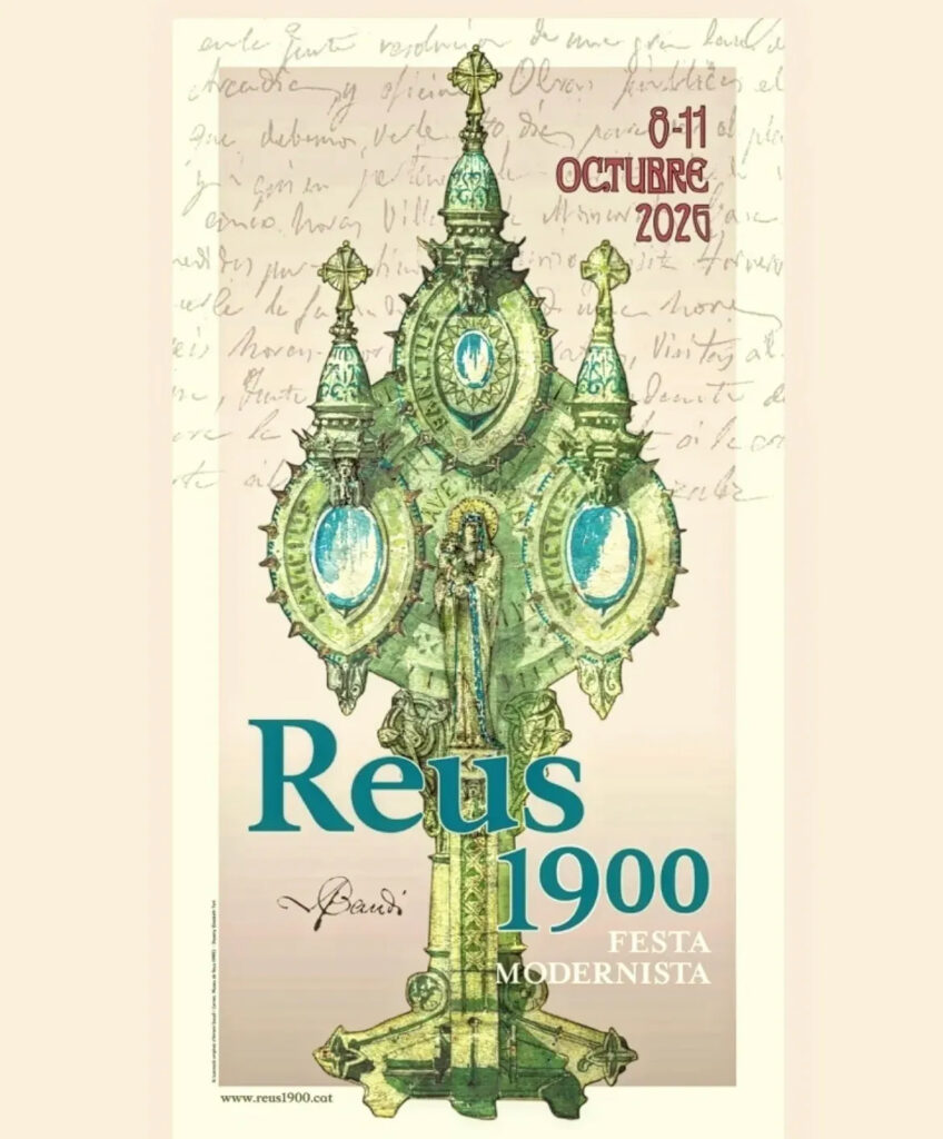 Cartell de Reus 1900. Festa modernista
