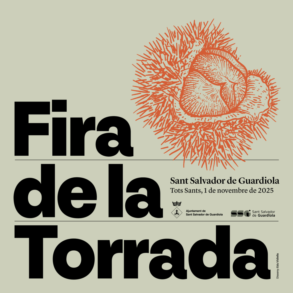 Cartell de Fira de la torrada a Sant Salvador de Guardiola