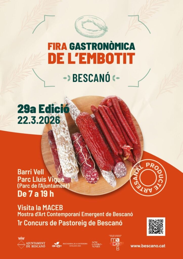 Cartell de Fira de l’Embotit  a Bescanó