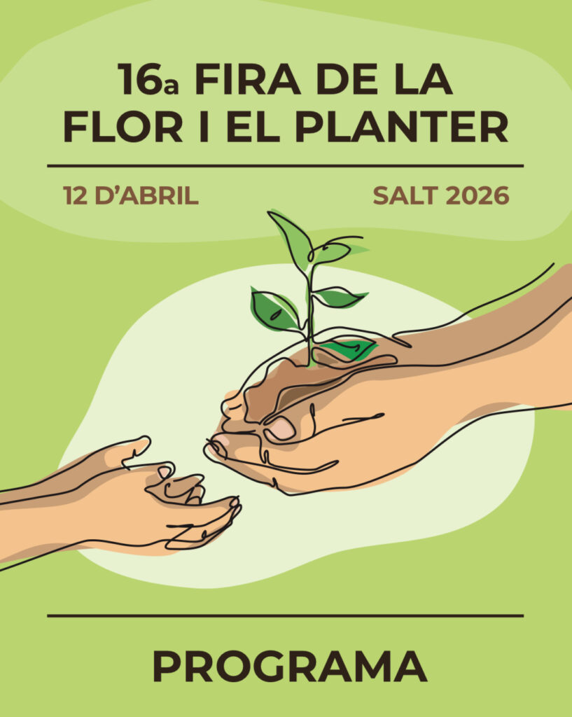 Cartell de Fira de la Flor i el Planter a Salt
