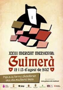 Mercat medieval de Guimerà cartell