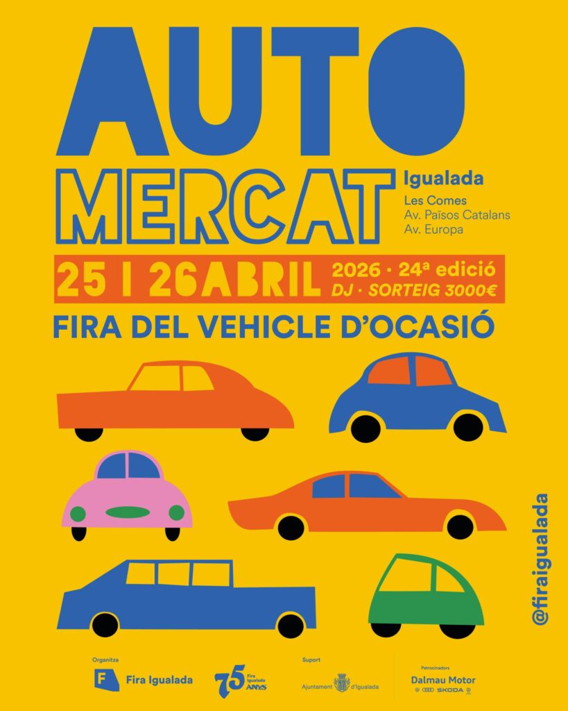 Cartell de Automercat a Igualada