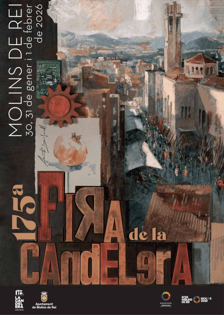 Cartell de Fira de la Candelera a Molins de Rei