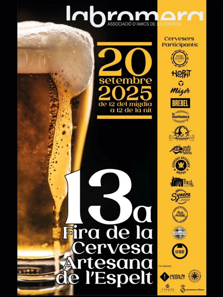 Cartell de Fira de la Cervesa de l’Espelt