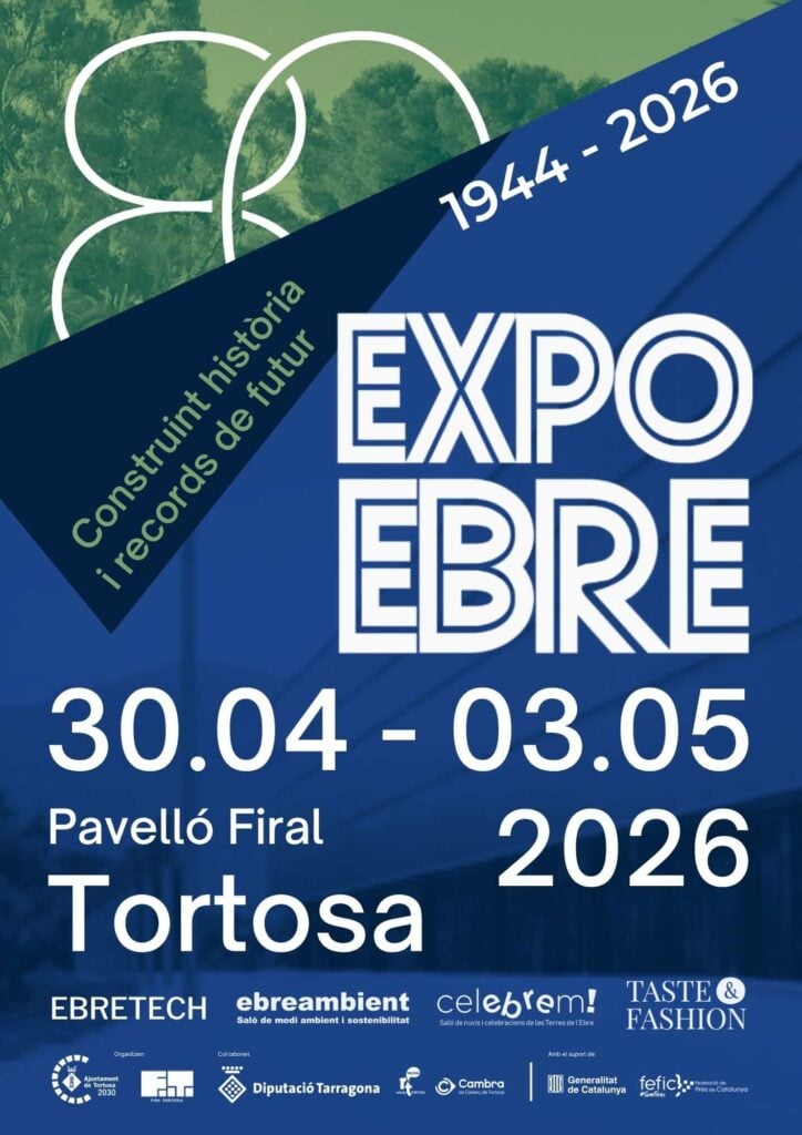 Cartell de ExpoEbre a Tortosa