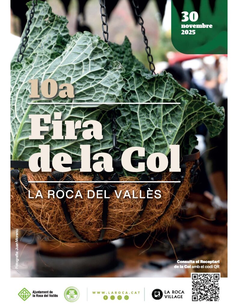 Cartell de Fira de la Col a La Roca del Vallès