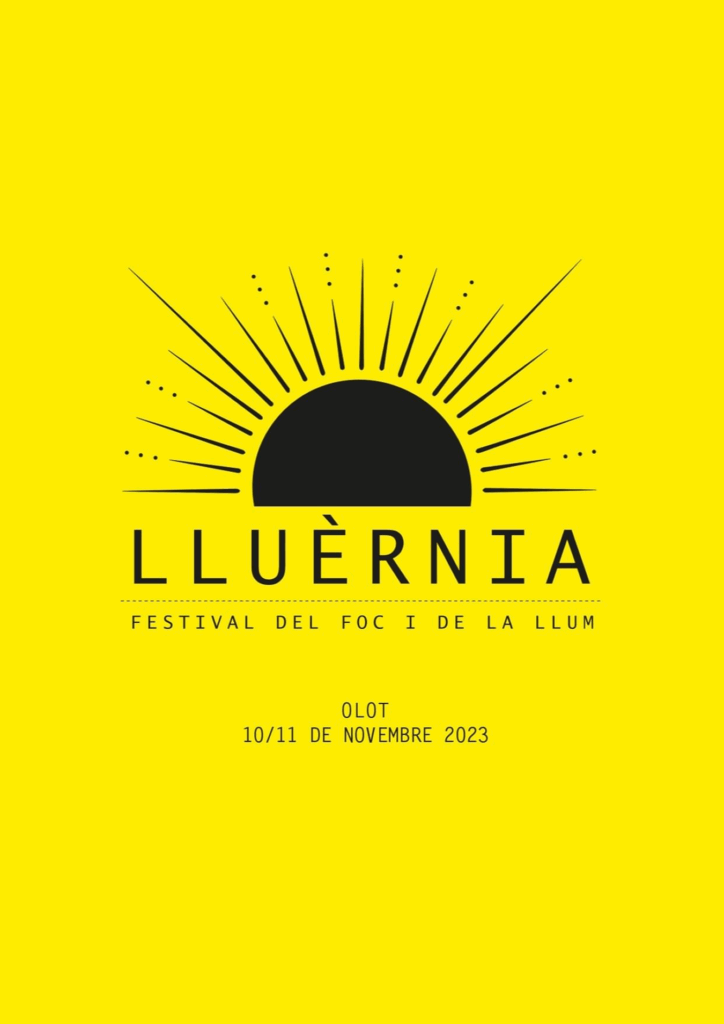 Cartell de Lluernia, Festival del foc i de la llum a Olot