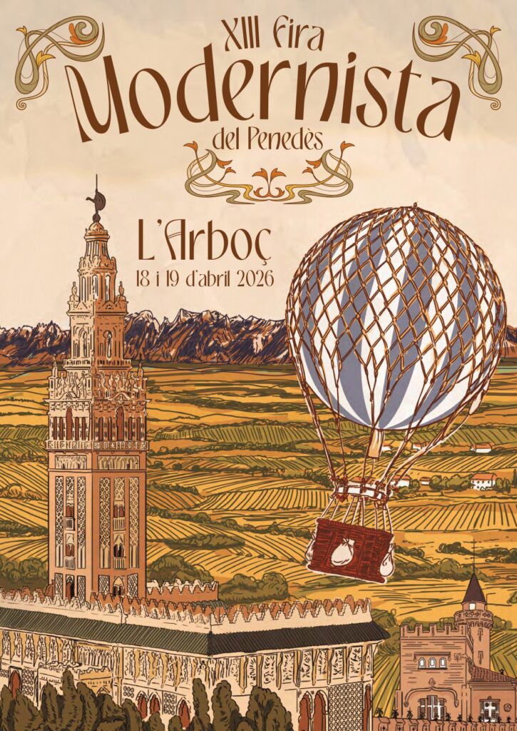 Cartell de Fira Modernista del Penedès a l’Arboç
