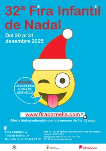 Cartell Fira Infantil de Nadal de Cornellà