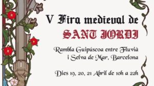 Fira Medieval de Sant Jordi a Barcelona