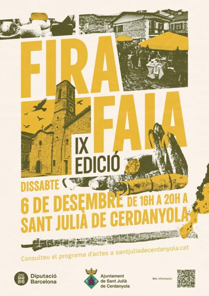 Cartell de Fira Faia a Sant Julià de Cerdanyola