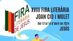 Fira Literària Joan Cid i Mulet a Jesús
