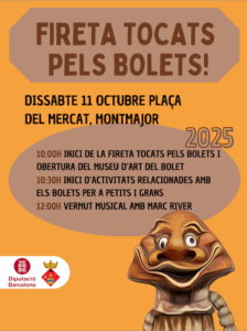 Fira tocats dels bolets a montmajor cartell 2025