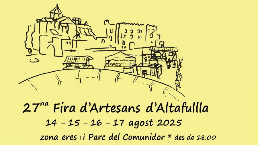 Fira d’artesans a altafulla portada25 min