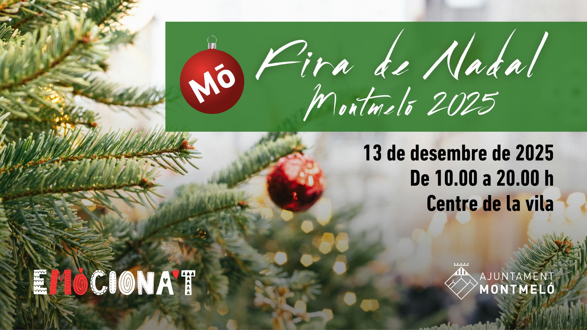 Fira de Nadal a Montmeló cartell