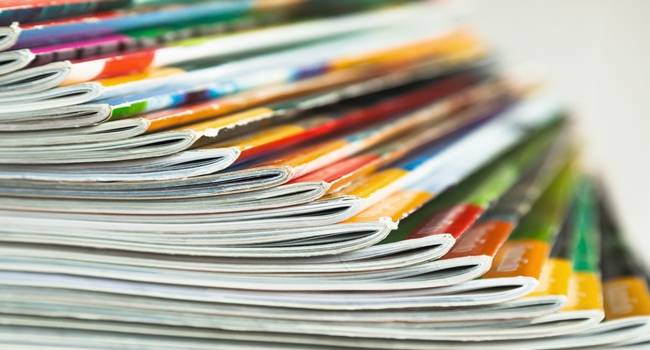 Aufgefächerte fachzeitschriften