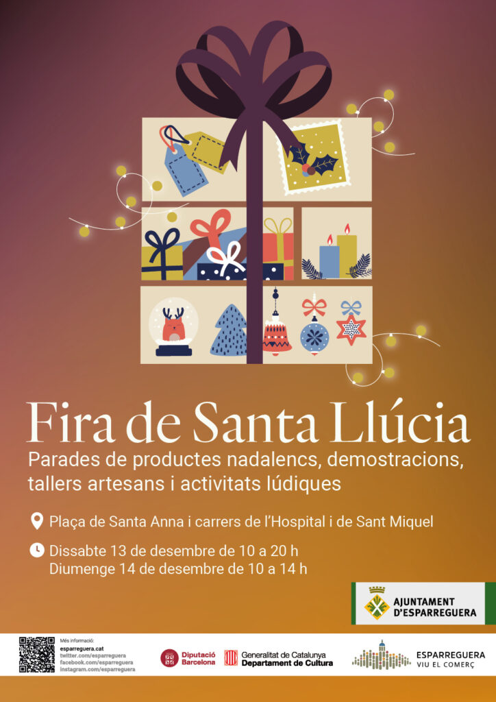 Cartell de Fira de Santa Llúcia a Esparreguera