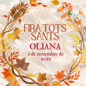 Fira de tots sants a oliana cartell 2025