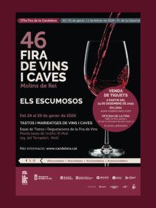 Fira de Vins i Caves a Molins de Rei cartell