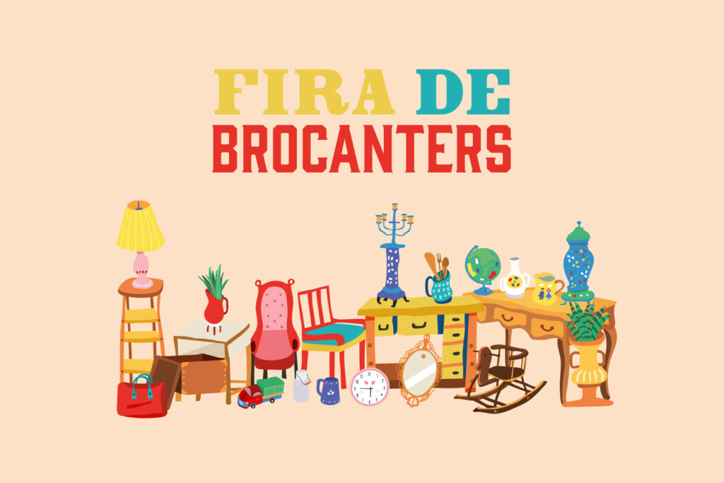 Cartell de Fira de brocanters a Platja d’Aro