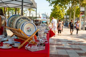 Fira de brocanters a platja d'aro foto 1 min